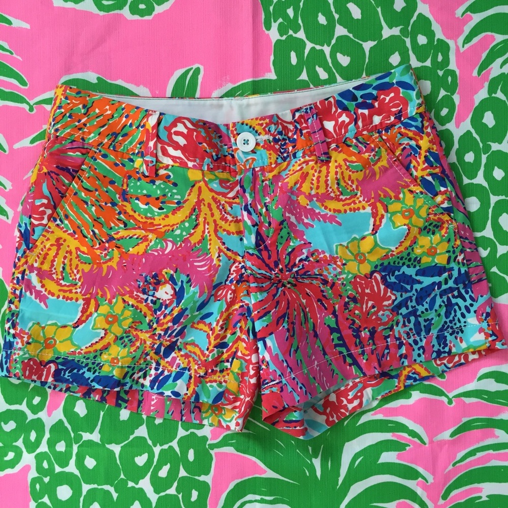 Lilly Pulitzer Coral Reef ChaCha Shorts